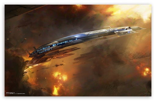 Mass Effect 3 Ship wallpaper for Wide 16:10 Widescreen WHXGA WQXGA WUXGA WXGA ;