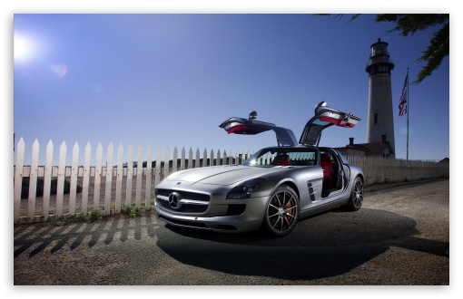 Mercedes Benz SLS AMG Car HD wallpaper for Wide 16:10 Widescreen WHXGA WQXGA WUXGA WXGA ;