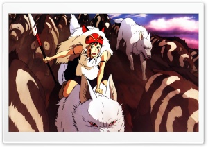 Mononoke Hime HD Wide Wallpaper for Widescreen