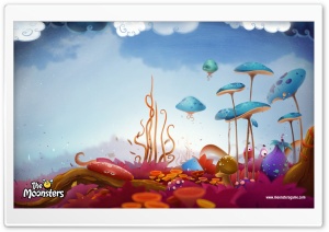 Moonsters Game HD Wide Wallpaper for Widescreen