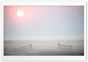 Morning Mist, Terschelling HD Wide Wallpaper for Widescreen