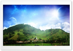 Mountain Art HD Wide Wallpaper for Widescreen