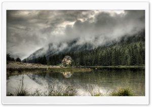 Mountain Chalet HD Wide Wallpaper for Widescreen