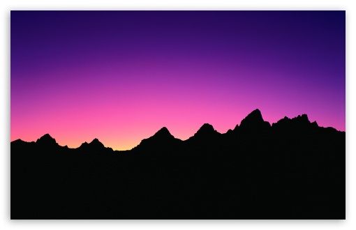 Mountain Silhouette HD wallpaper for Wide 16:10 Widescreen WHXGA WQXGA WUXGA WXGA ;