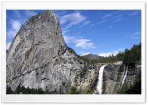 Mountain Waterfalls HD Wide Wallpaper for Widescreen