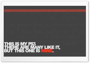 My PS3 HD Wide Wallpaper for Widescreen