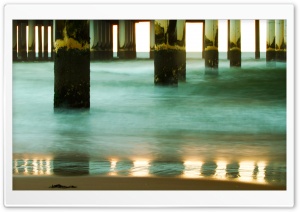 Mystical Pier HD Wide Wallpaper for Widescreen