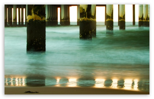 Mystical Pier HD wallpaper for Wide 16:10 Widescreen WHXGA WQXGA WUXGA WXGA ;