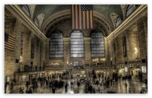 New York Grand Central Station HD wallpaper for Wide 16:10 Widescreen WHXGA WQXGA WUXGA WXGA ;