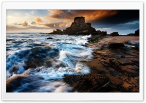 Ocean Waves HD Wide Wallpaper for Widescreen
