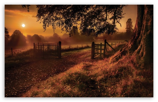 Old Road Gate HD wallpaper for Wide 16:10 Widescreen WHXGA WQXGA WUXGA WXGA ;