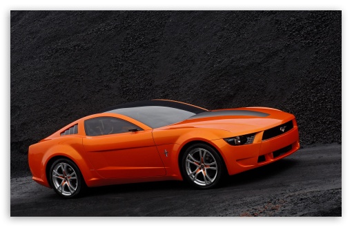 Orange Ford Mustang 2 HD wallpaper for Wide 16:10 5:3 Widescreen WHXGA WQXGA WUXGA WXGA WGA ; HD 16:9 High Definition WQHD QWXGA 1080p 900p 720p QHD nHD ; Mobile WVGA PSP - WVGA WQVGA Smartphone ( HTC Samsung Sony Ericsson LG Vertu MIO ) Sony PSP Zune HD Zen ;