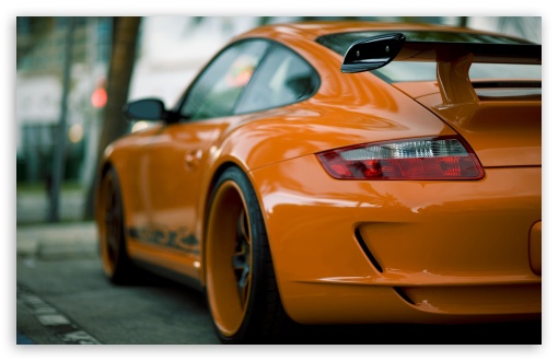Orange Porsche wallpaper for Wide 16:10 Widescreen WHXGA WQXGA WUXGA WXGA ;
