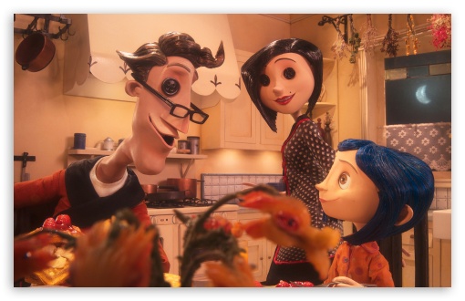 Other Father, Other Mother And Coraline wallpaper for Wide 16:10 5:3 Widescreen WHXGA WQXGA WUXGA WXGA WGA ; HD 16:9 High Definition WQHD QWXGA 1080p 900p 720p QHD nHD ; Mobile WVGA PSP - WVGA WQVGA Smartphone ( HTC Samsung Sony Ericsson LG Vertu MIO ) Sony PSP Zune HD Zen ;