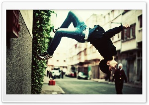 Parkour Jump HD Wide Wallpaper for Widescreen