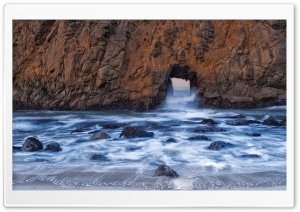 Pfeiffer Beach Big Sur HD Wide Wallpaper for Widescreen
