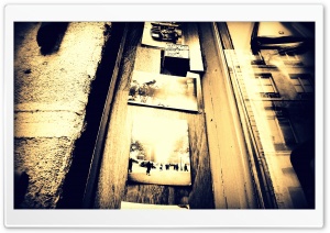 Photos On The Wall HD Wide Wallpaper for Widescreen