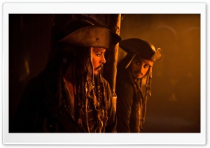 Pirates Of The Caribbean On Stranger Tides, Jack And Angelica HD Wide Wallpaper for Widescreen