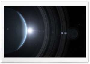 Planet With Rings HD Wide Wallpaper for Widescreen