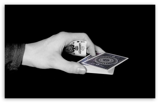 Poker Hand HD wallpaper for Wide 16:10 Widescreen WHXGA WQXGA WUXGA WXGA ;