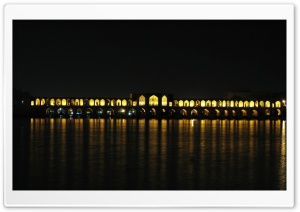 Pole Khajoo Iran Esfehan.MR HD Wide Wallpaper for Widescreen