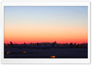 Pre-dawn Over NY HD Wide Wallpaper for Widescreen