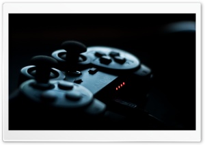 PS3 Controller in the Shadows HD Wide Wallpaper for Widescreen
