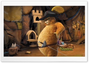 Puss, Shrek The Final Chapter HD Wide Wallpaper for Widescreen