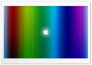 Rainbow Apple wallpaper