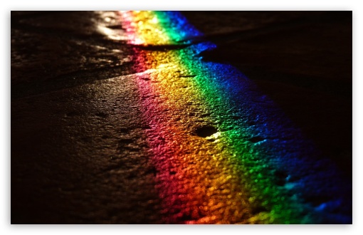Rainbow Reflection HD wallpaper for Wide 16:10 Widescreen WHXGA WQXGA WUXGA WXGA ;