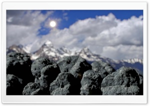 Realistic Rocks HD Wide Wallpaper for Widescreen