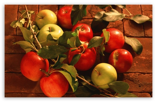 Red Apples And Green Apples wallpaper for Wide 16:10 Widescreen WHXGA WQXGA WUXGA WXGA ;