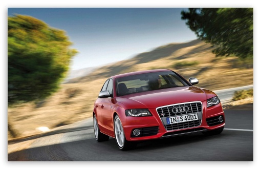 Red Audi S4 Sedan HD wallpaper for Wide 16:10 Widescreen WHXGA WQXGA WUXGA WXGA ;