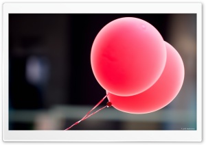 Red Balloons HD Wide Wallpaper for Widescreen
