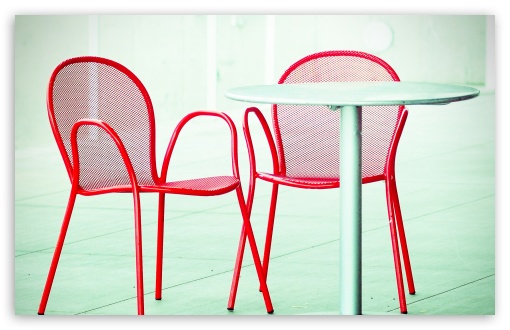 Red Chairs wallpaper for Wide 16:10 Widescreen WHXGA WQXGA WUXGA WXGA ;