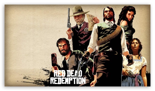 Red Dead Redemption wallpaper for HD 16:9 High Definition WQHD QWXGA 1080p 900p 720p QHD nHD ; Mobile PSP - Sony PSP Zune HD Zen ;