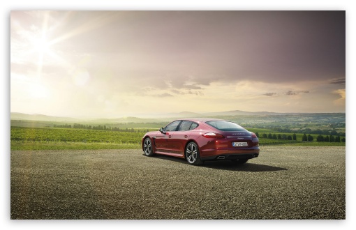 Red Porsche Panamera HD wallpaper for Wide 16:10 Widescreen WHXGA WQXGA WUXGA WXGA ;