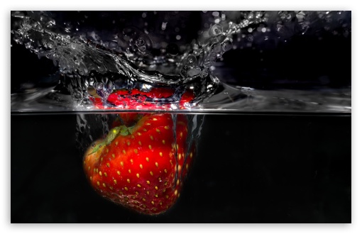 strawberry wallpaper. Red Strawberry wallpaper for