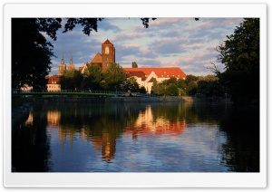 River Crossing The City HD Wide Wallpaper for Widescreen