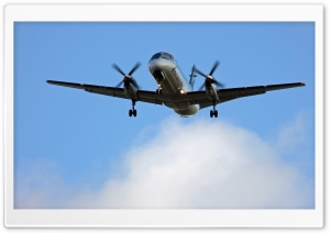 Saab 2000 Aircraft HD Wide Wallpaper for Widescreen