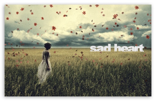 desktop wallpaper sad. Sad Heart wallpaper for Wide