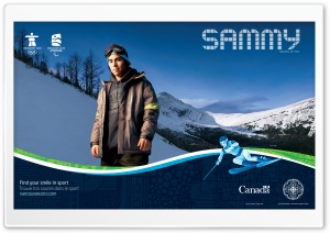 Sammy Kent, Alpine Skier, First Nations HD Wide Wallpaper for Widescreen