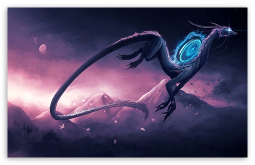 Science Fiction Dragon wallpaper for Wide 16:10 Widescreen WHXGA WQXGA WUXGA WXGA ;