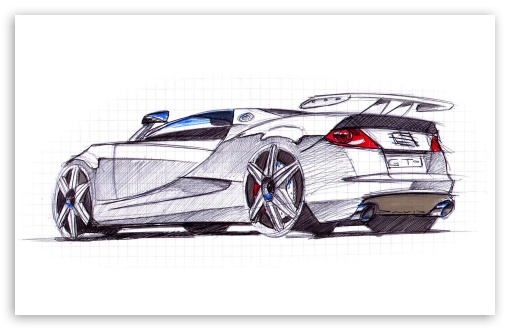 Seat Cupra GT Sketch 1 HD wallpaper for Wide 16:10 5:3 Widescreen WHXGA WQXGA WUXGA WXGA WGA ; HD 16:9 High Definition WQHD QWXGA 1080p 900p 720p QHD nHD ; Mobile WVGA PSP - WVGA WQVGA Smartphone ( HTC Samsung Sony Ericsson LG Vertu MIO ) Sony PSP Zune HD Zen ;