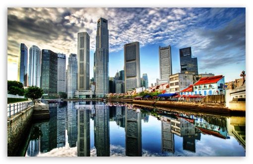 Singapore City HD wallpaper for Wide 16:10 Widescreen WHXGA WQXGA WUXGA WXGA ;