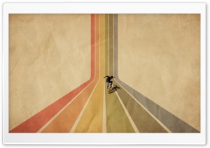 Skateboarder In The Air HD Wide Wallpaper for Widescreen