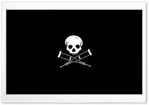 Skull Black HD Wide Wallpaper for Widescreen