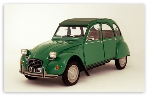 Small Green Car HD wallpaper for HD 16:9 High Definition WQHD QWXGA 1080p 900p 720p QHD nHD ; Mobile PSP - Sony PSP Zune HD Zen ;