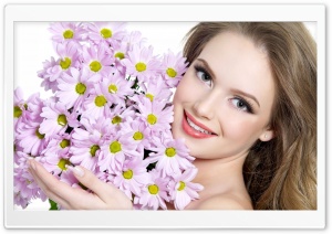 Smiling Beautiful Girl HD Wide Wallpaper for Widescreen