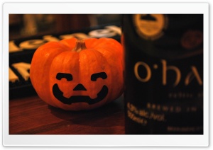 Smiling Pumpkin & Ohara HD Wide Wallpaper for Widescreen